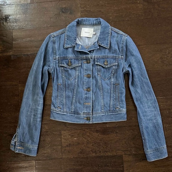 Aritzia Talula blue Denim jacket size XS-EUC - Picture 1 of 12
